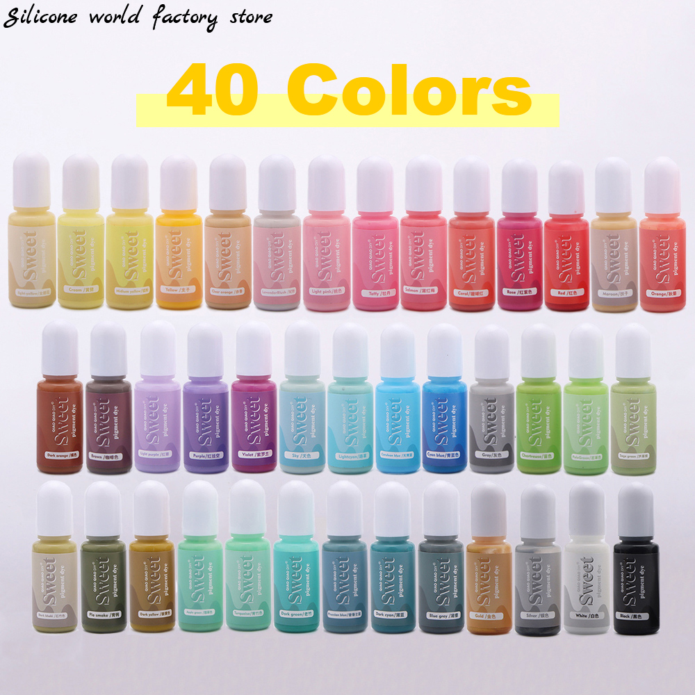 Resin Art Alcohol Ink - Silicone World 10ML Solid Color Resin