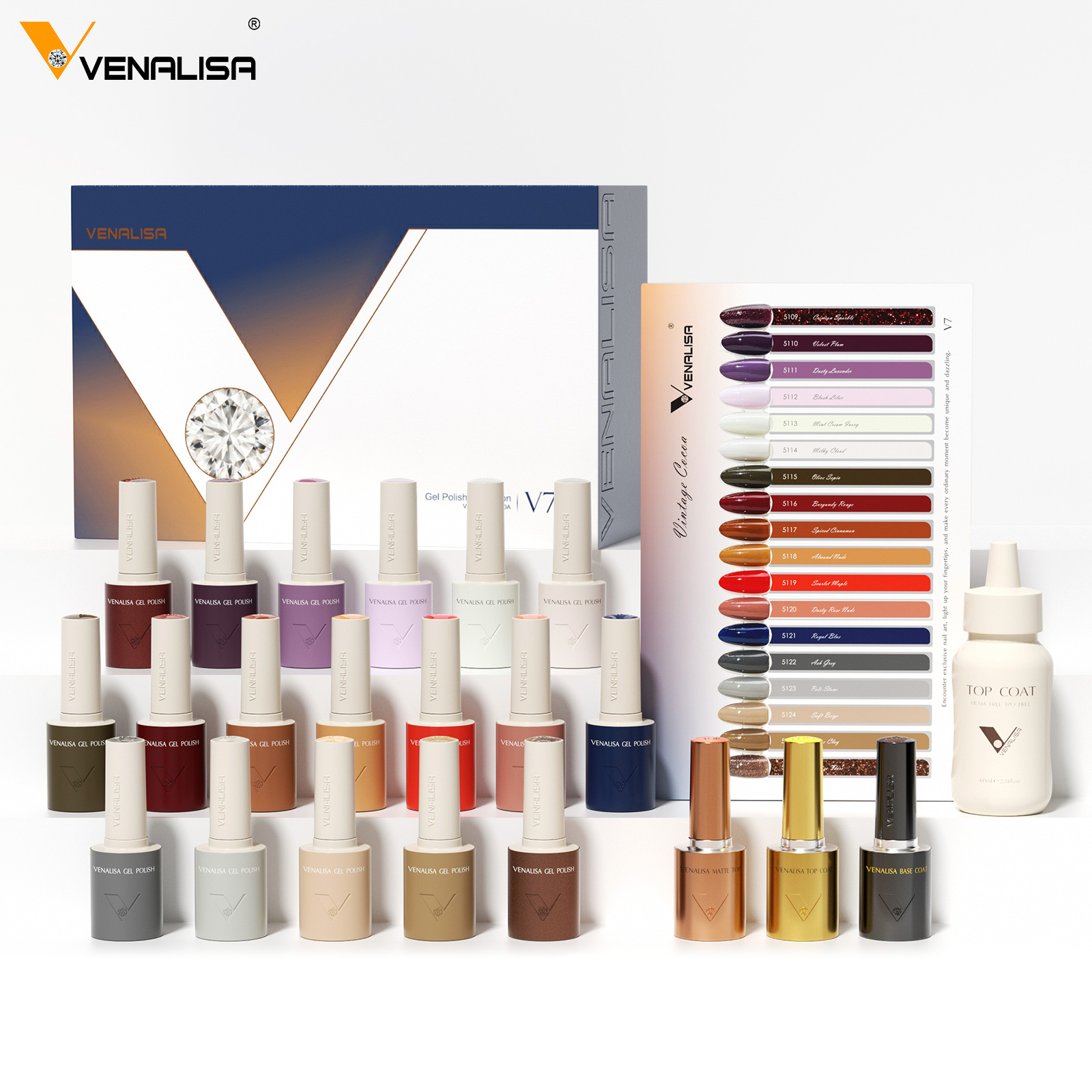 Resin Art Training - VENALISA V7 Gel Nail Polish 18