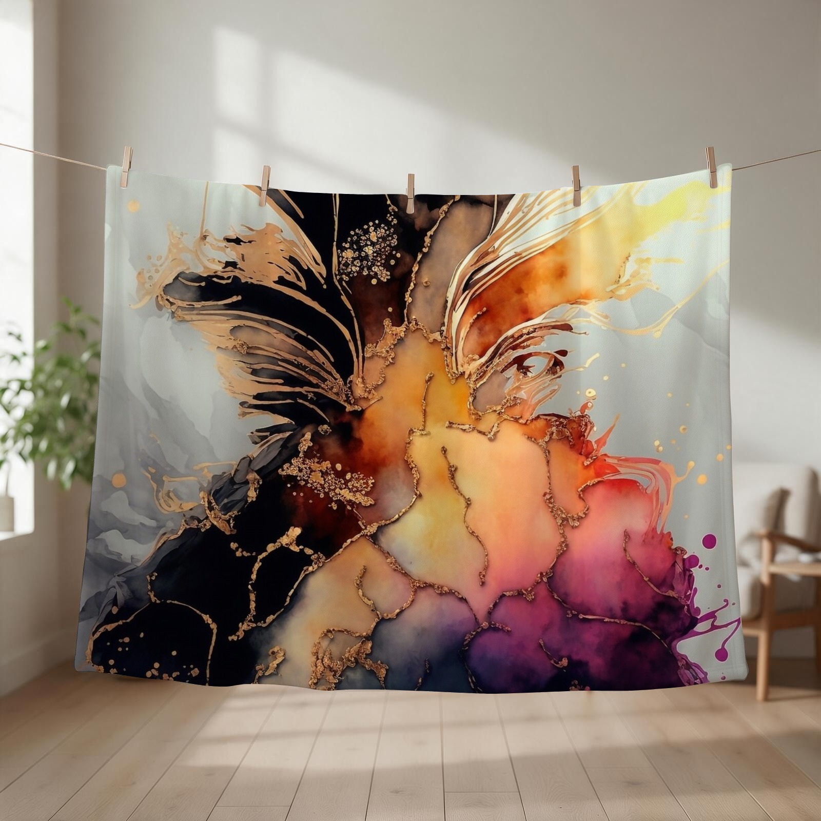 Resin Art Alcohol Ink - Sweet Pineapple - Abstract Alcohol Ink