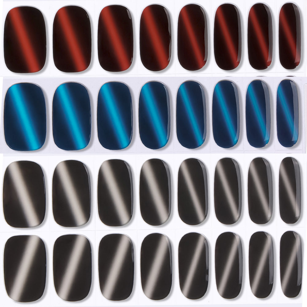 Uv Lamp Nail Resin - 16tips Aurora Semi Cured Gel Design