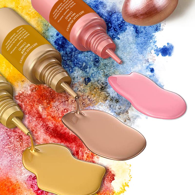Resin Art Alcohol Ink - 15ml Metal Resin Pigment Alcohol Liquid
