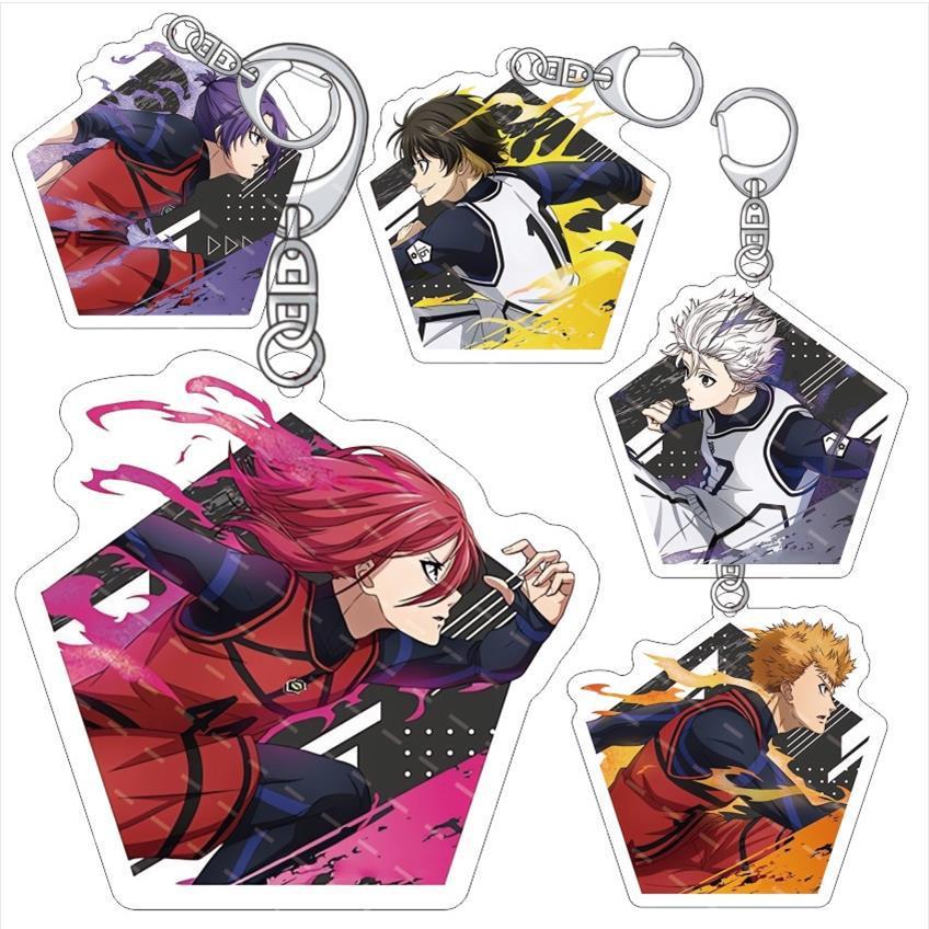 Resin Art Hanging - Anime Blue Lock Acrylic Girl Keychain