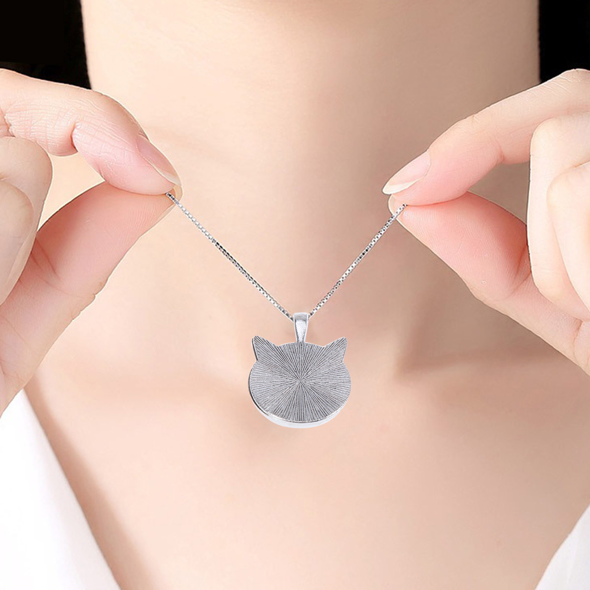 Bezels Pendant Resin - 10Pcs Cat Ear Bezel Pendant Tray