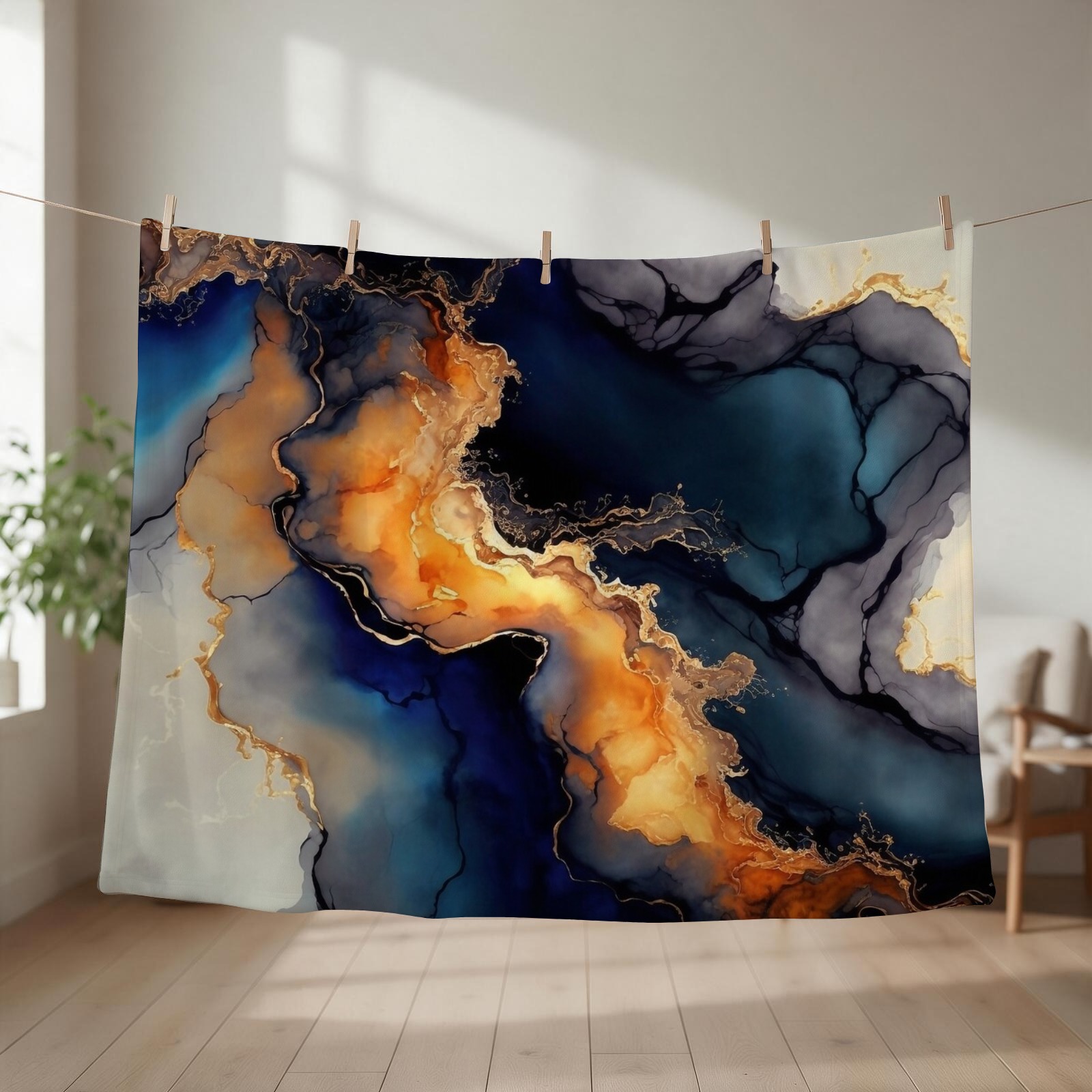 Resin Art Alcohol Ink - Volcanic Waves - Abstract Alcohol Ink
