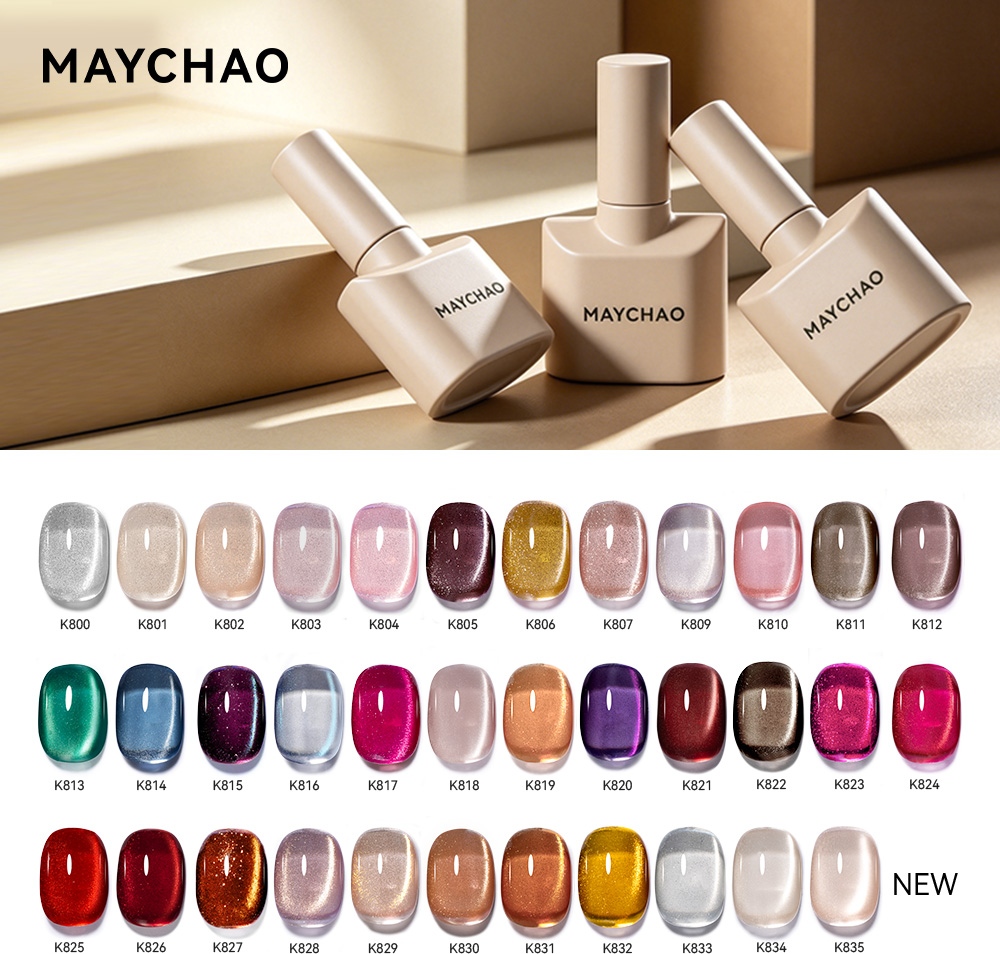 Resin Art Varnish - MAYCHAO Cat Eye Magnetic Gel Nail