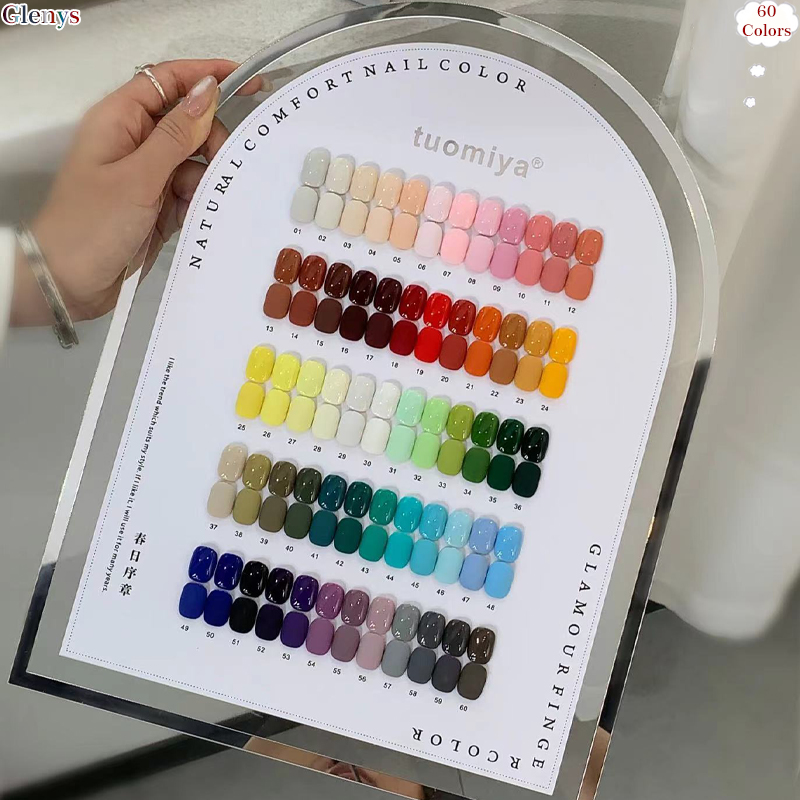 Glenys 60 color nail polish ge - Resin Art Learning 评论和价格