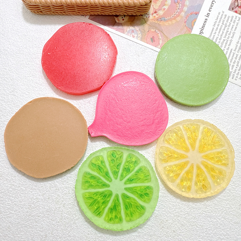 6/60pcs Kawaii Fruit Miniature - Resin Art Equipment 评论和价格