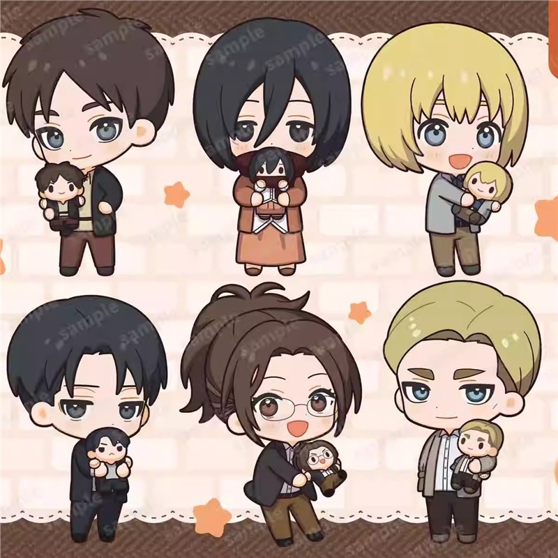 Attack on Titan Cute Chibi Q V - Resin Art Hanging 评论和价格