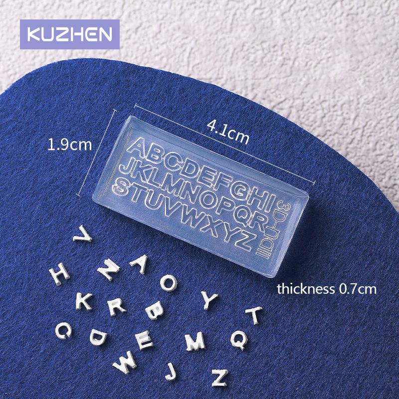 A-Z Letters Nail Art Silicone  - Resin Art Zone 评论和价格
