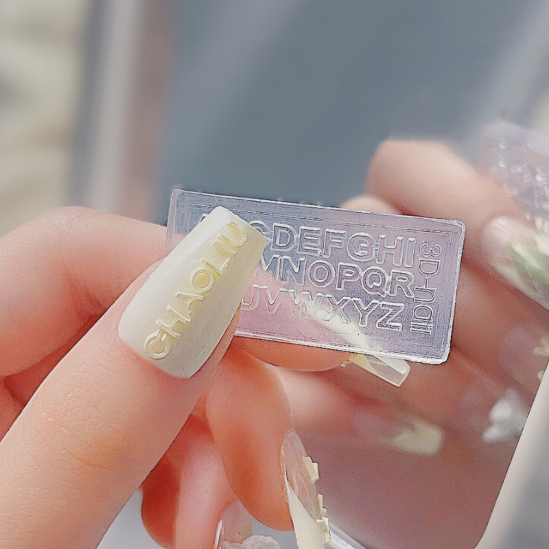 A-Z Letters Nail Art Silicone  - Resin Art Zone 评论和价格