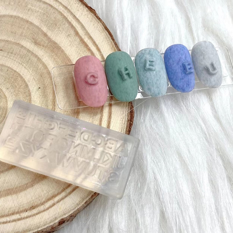 A-Z Letters Nail Art Silicone  - Resin Art Zone 评论和价格