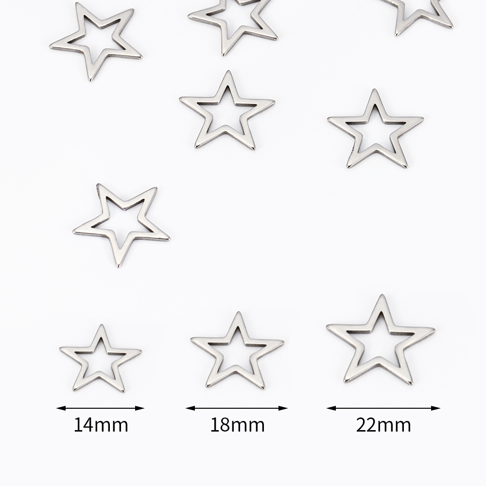 20pcs Metal Star Pendant Bezel - Bezels Pendant Resin 评论和价格