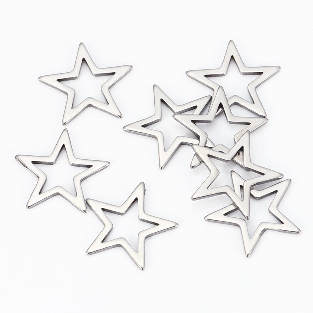20pcs Metal Star Pendant Bezel - Bezels Pendant Resin 评论和价格