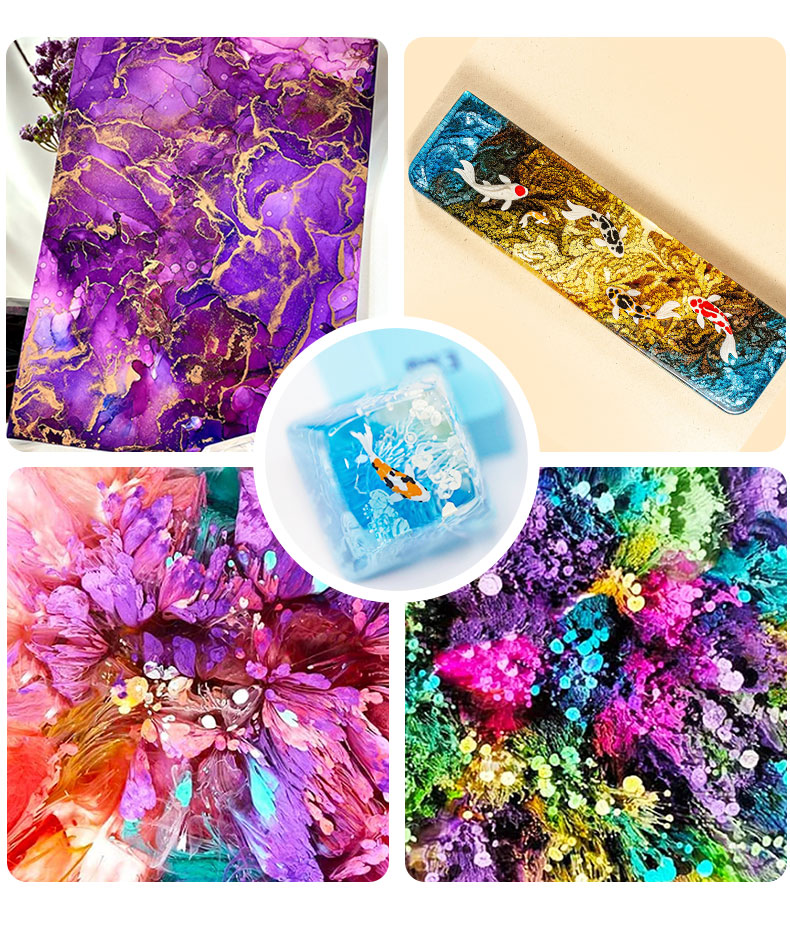 10ml Alcohol Ink Art Epoxy Res - Resin Art Alcohol Ink 评论和价格
