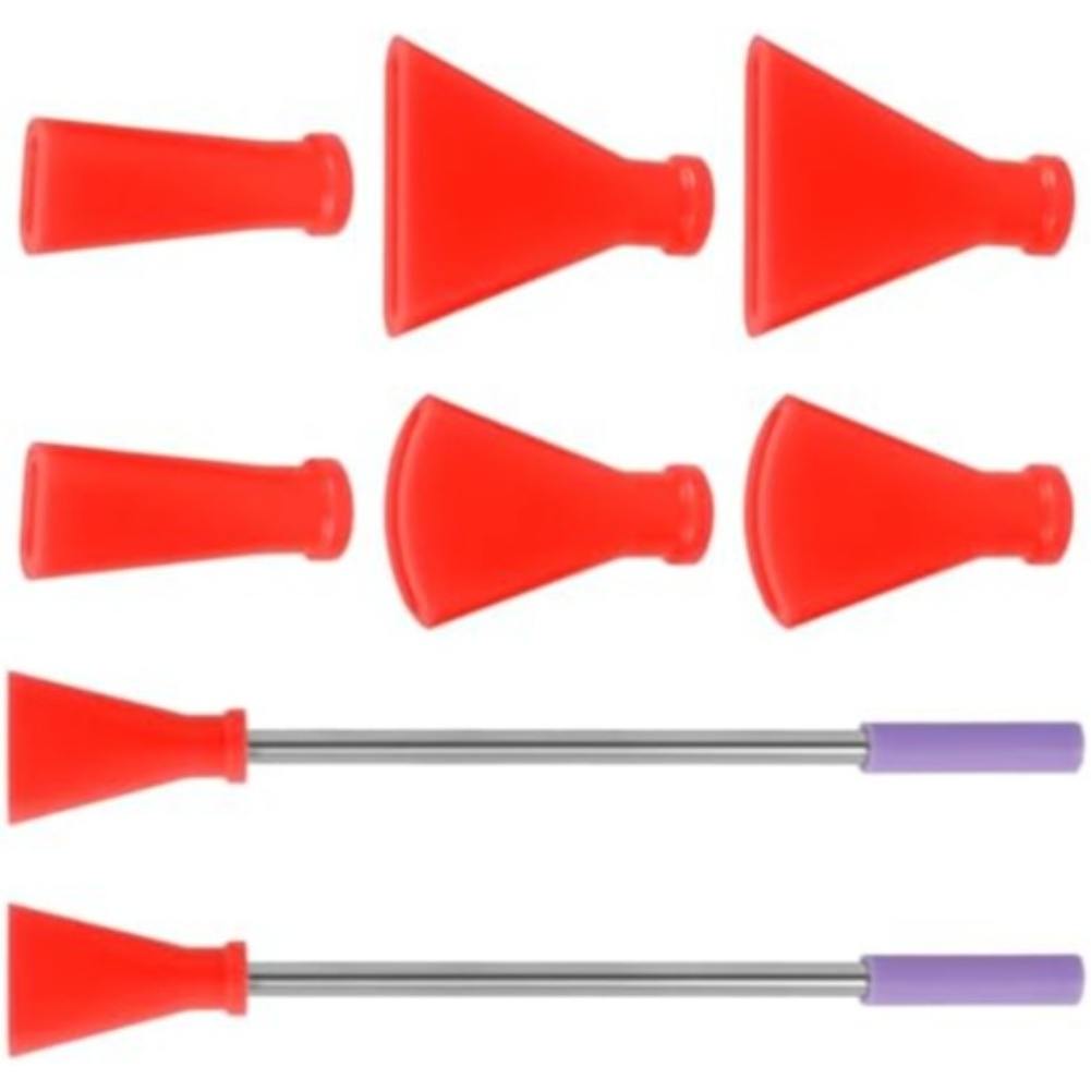 8Pcs Stainless Steel Straw Blo - Resin Art Pouring 评论和价格