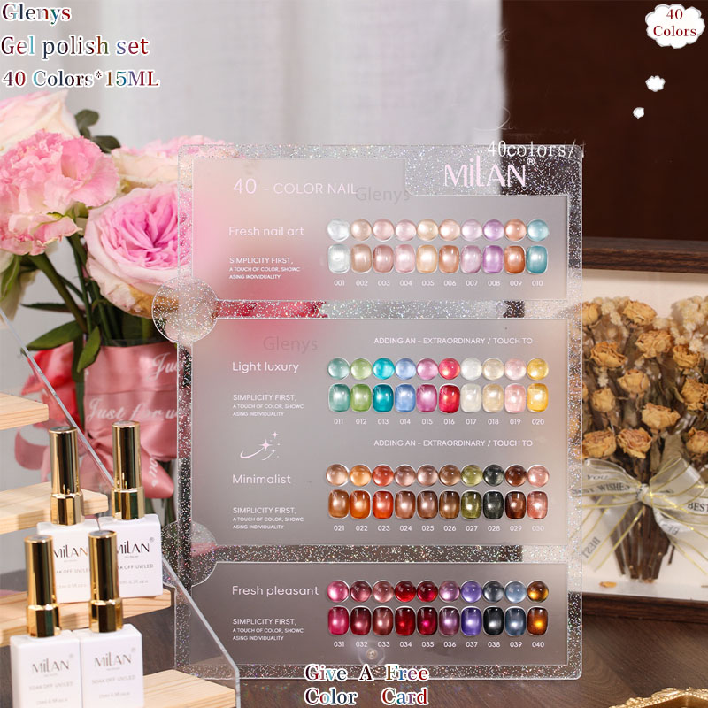 Glenys 40 color cat's eye nail - Resin Art Learning 评论和价格