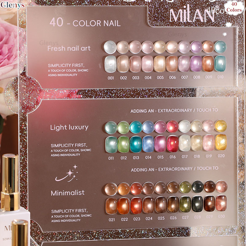 Glenys 40 color cat's eye nail - Resin Art Learning 评论和价格