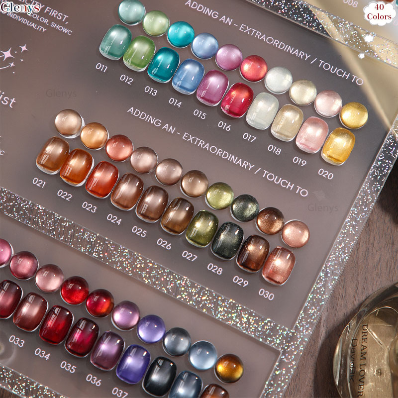 Glenys 40 color cat's eye nail - Resin Art Learning 评论和价格