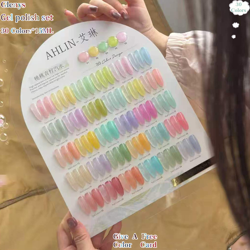 Glenys 30 color nail polish gl - Resin Art Learning 评论和价格