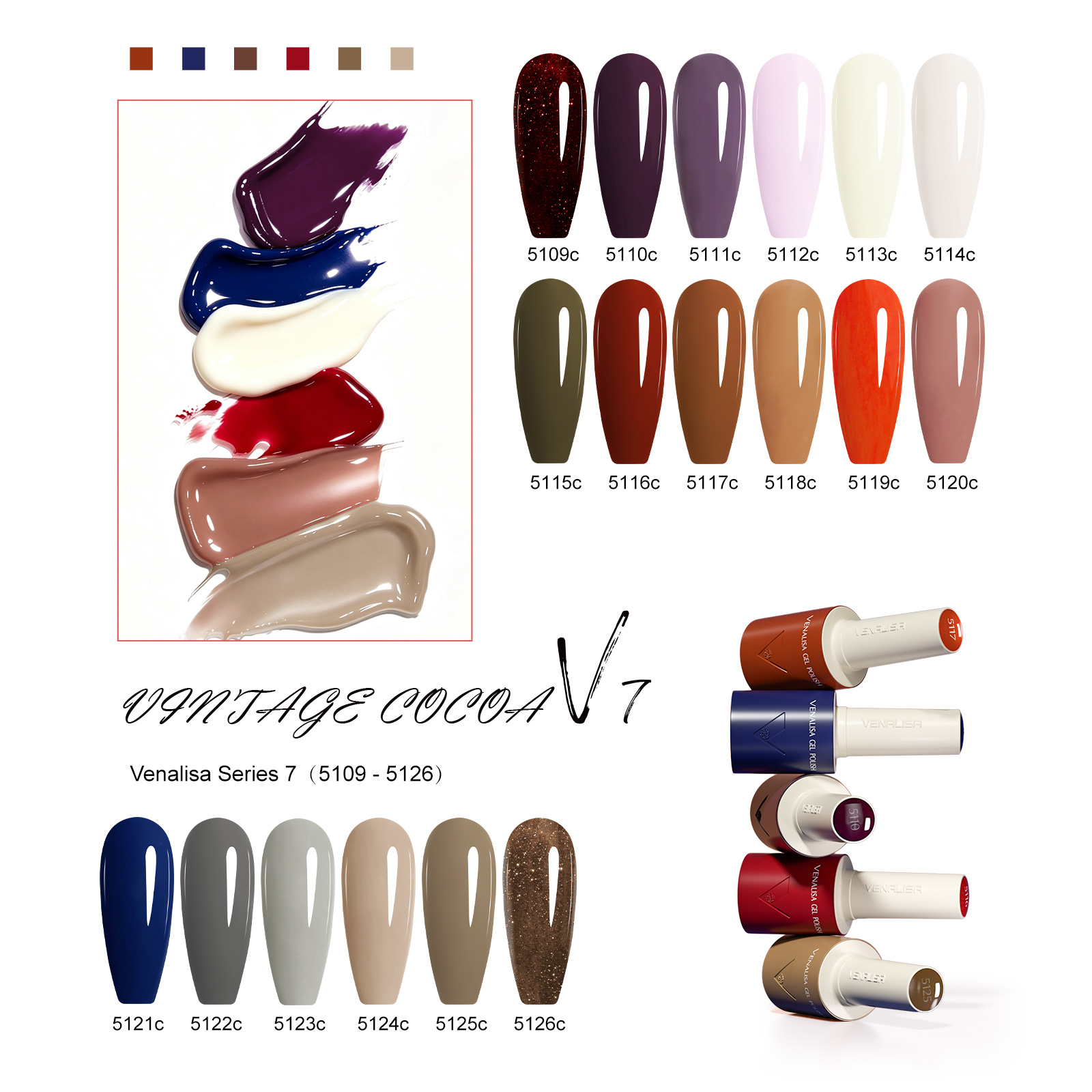 VENALISA V7 Gel Nail Polish 18 - Resin Art Training 评论和价格