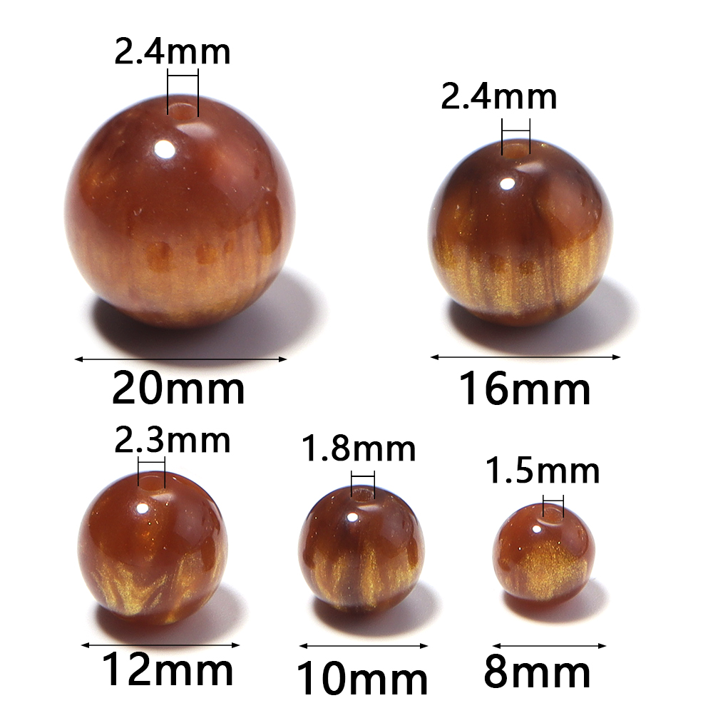 5-30pcs/lot 8-20mm Gilding Res - Resin Art Box 评论和价格