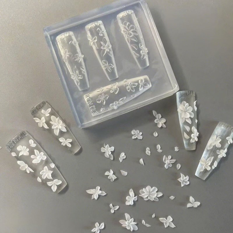 Z. 3D Flowers Nail Mold DIY Si - Resin Art Zone 评论和价格