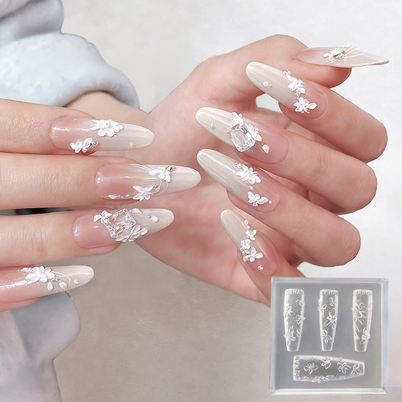 Z. 3D Flowers Nail Mold DIY Si - Resin Art Zone 评论和价格