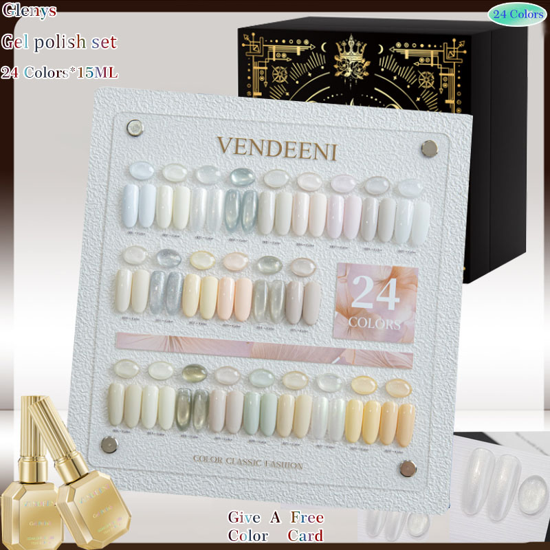 Glenys 24 color cat's eye nail - Resin Art Learning 评论和价格