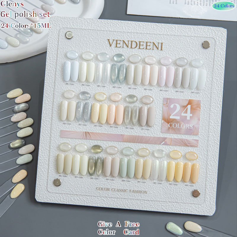 Glenys 24 color cat's eye nail - Resin Art Learning 评论和价格