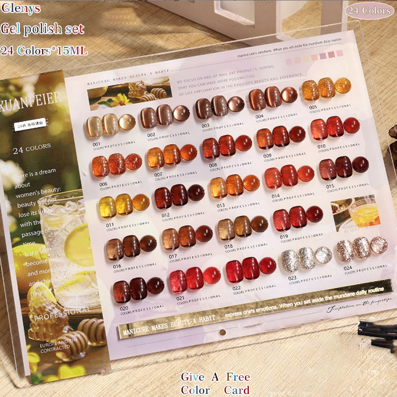 Glenys 24 color nail polish gl - Resin Art Learning 评论和价格
