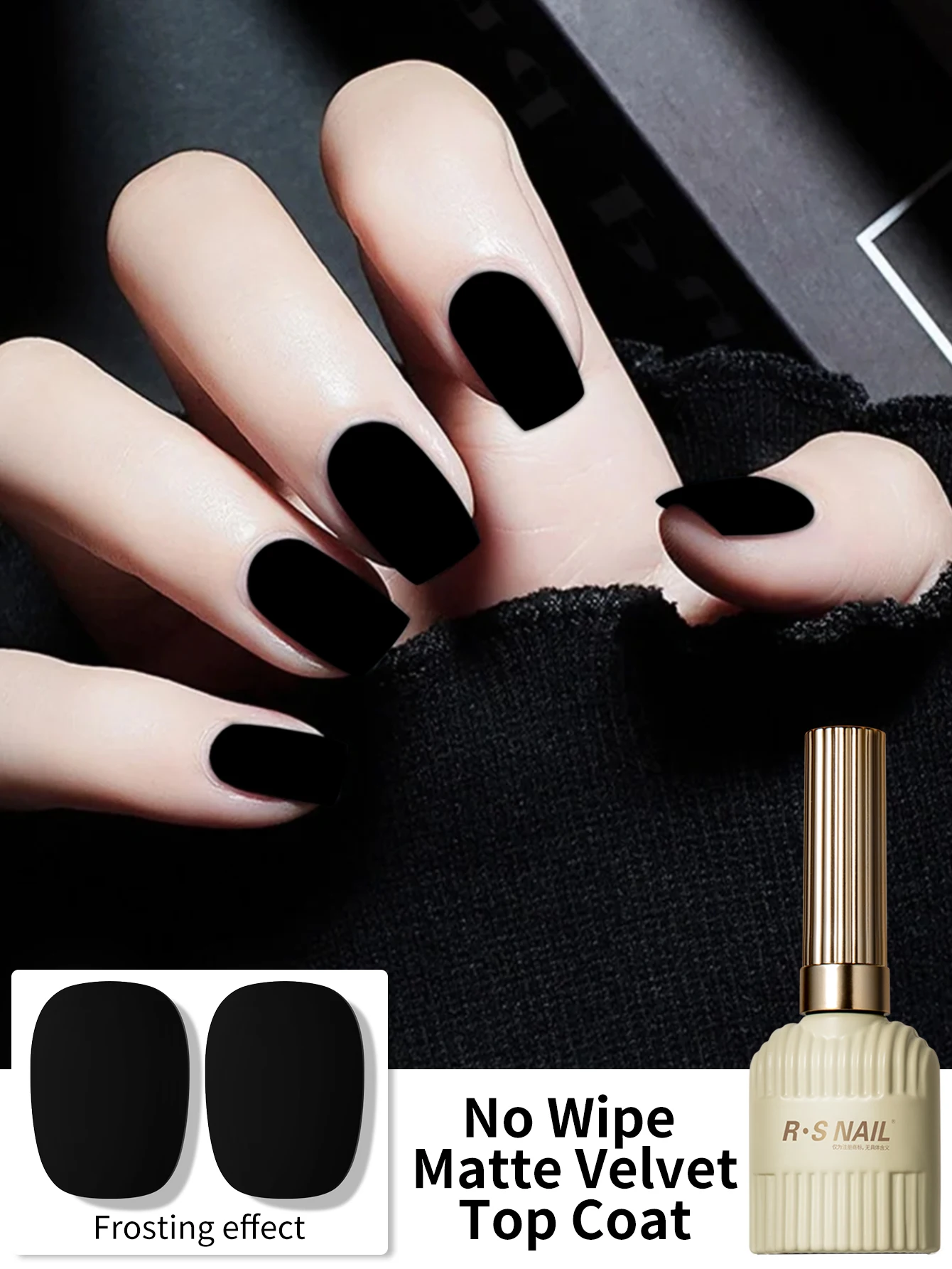RSNAIL 12g Velvet Matte Top Co - Resin Art Varnish 评论和价格