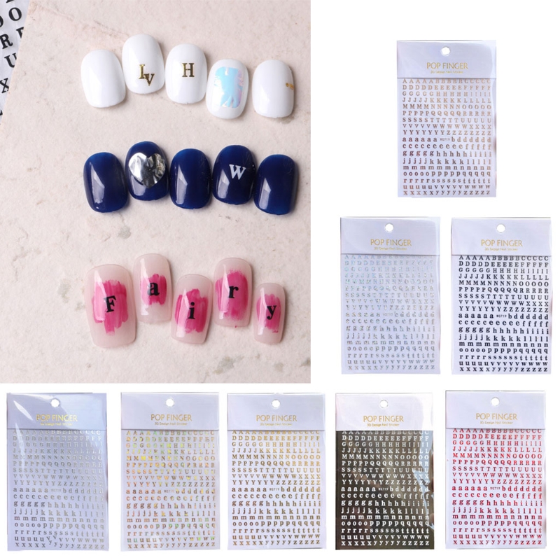 1PCS New English Alphabet Nail - Resin Art Equipment 评论和价格