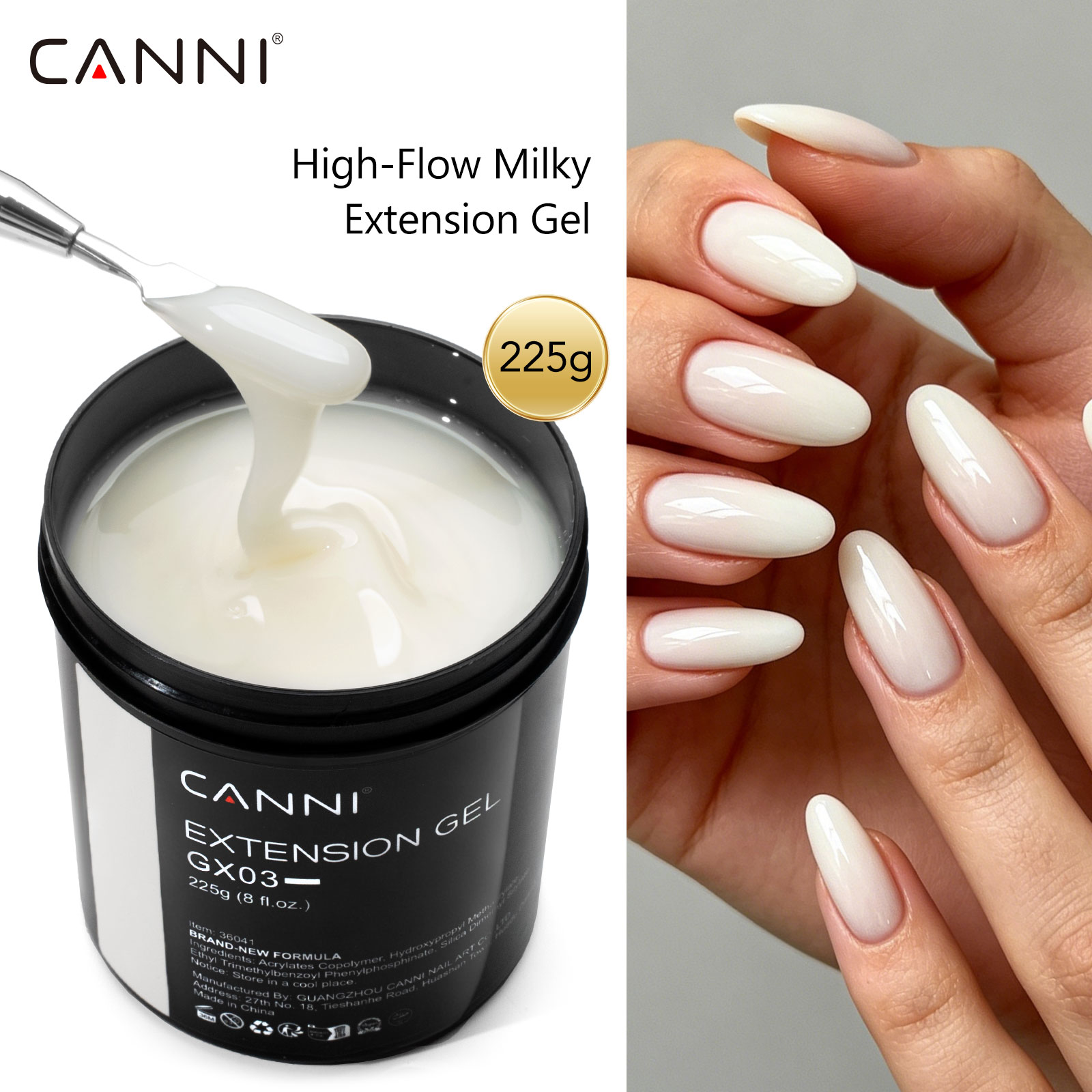 CANNI 225g Refillment Camoufla - Uv Lamp Nail Resin 评论和价格