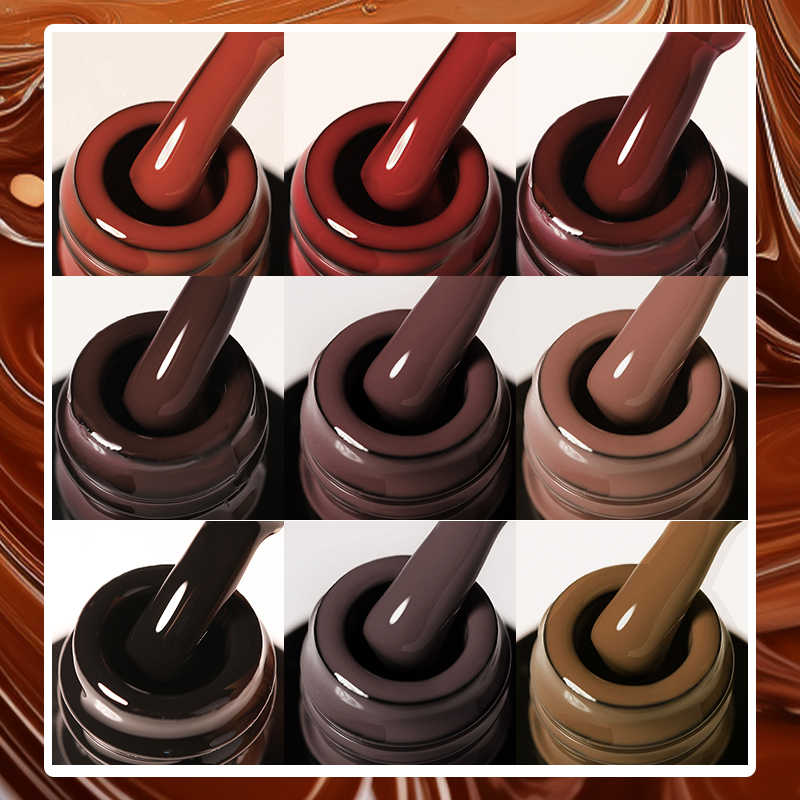 LILYCUTE 6Pcs/Set 7ML Brown Ge - Resin Art Varnish 评论和价格