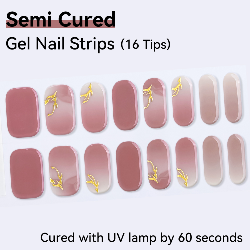 16Tips Full Cover Nail Sticker - Uv Lamp Nail Resin 评论和价格