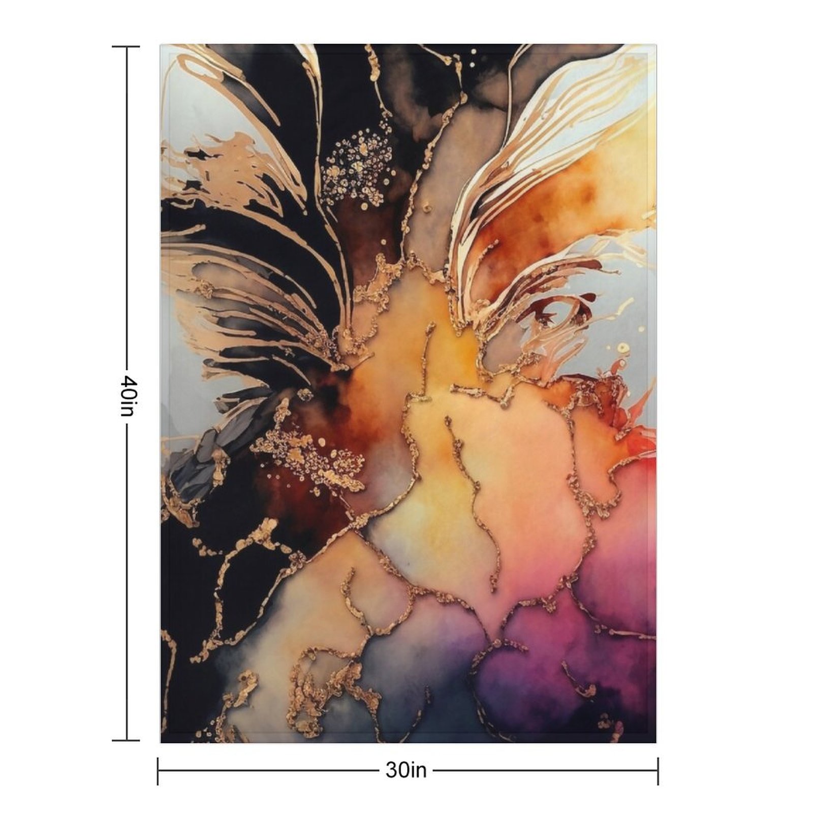 Sweet Pineapple - Abstract Alc - Resin Art Alcohol Ink 评论和价格