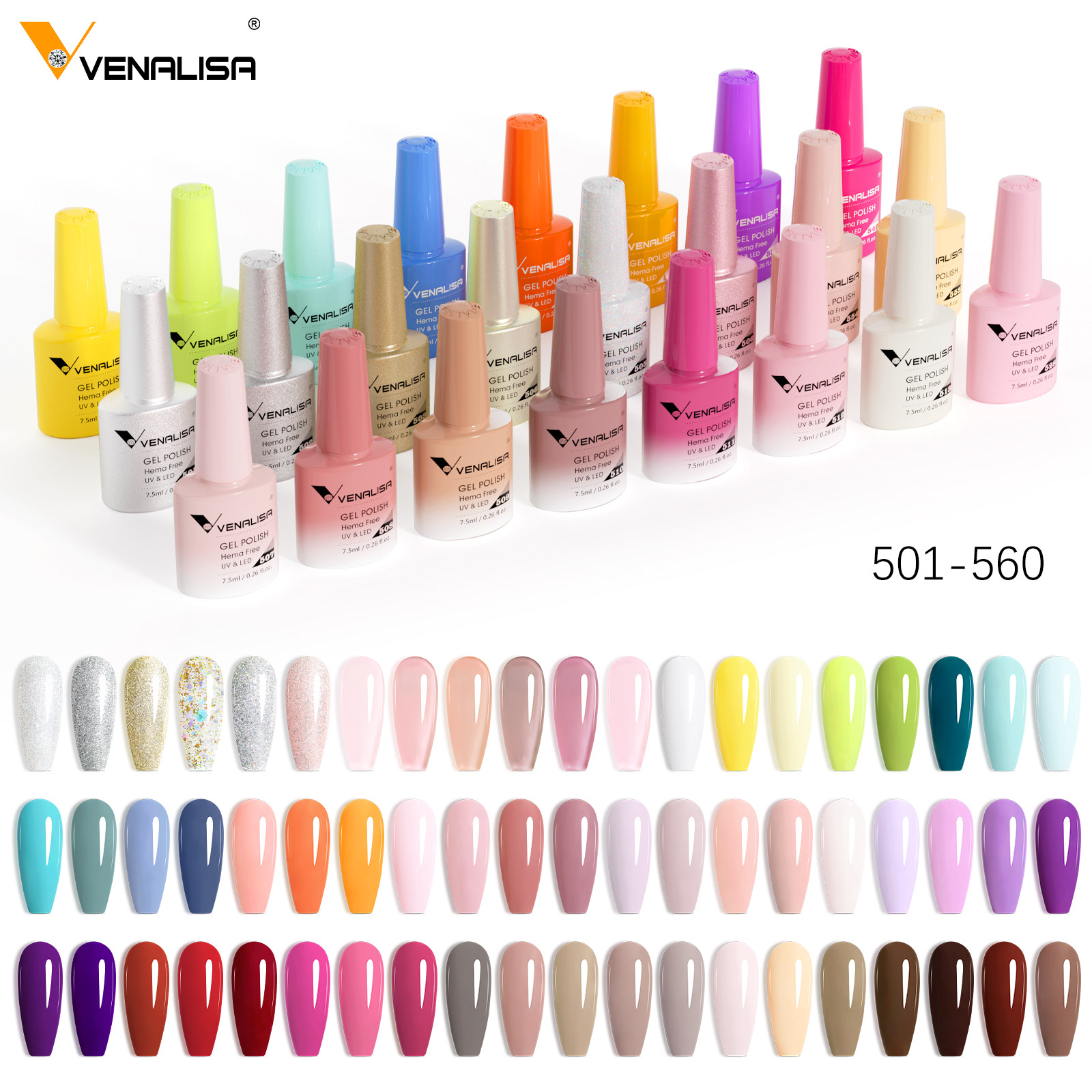 VENALISA VIP5 Luxury Gel Polis - Uv Lamp Nail Resin 评论和价格