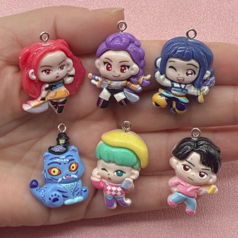 10pcs resin cartoon pendant, D - Resin Art Box 评论和价格