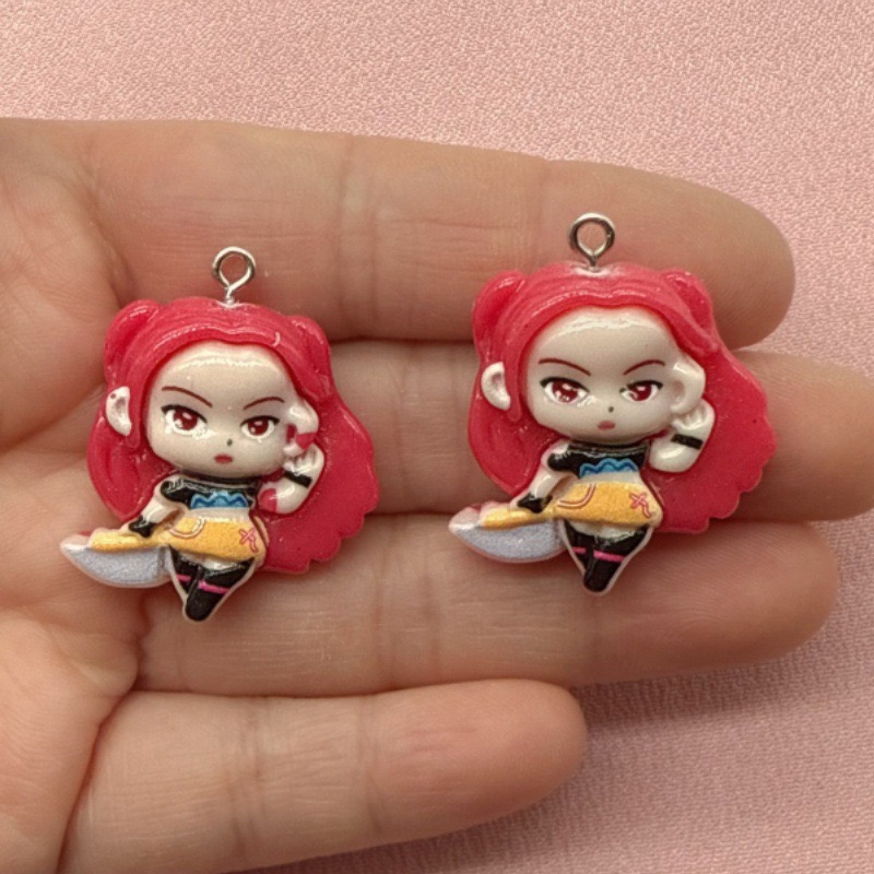 10pcs resin cartoon pendant, D - Resin Art Box 评论和价格