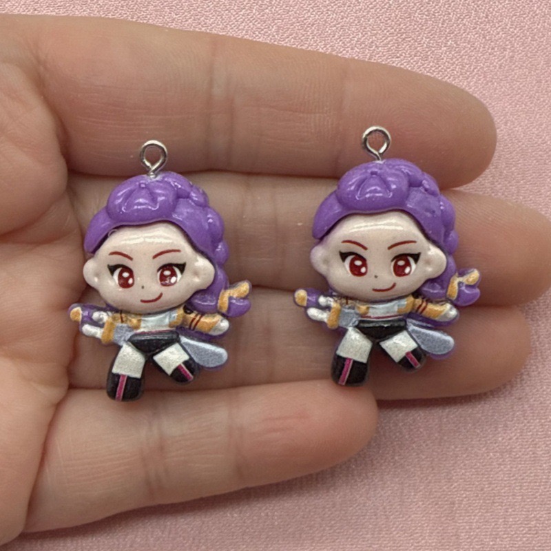 10pcs resin cartoon pendant, D - Resin Art Box 评论和价格