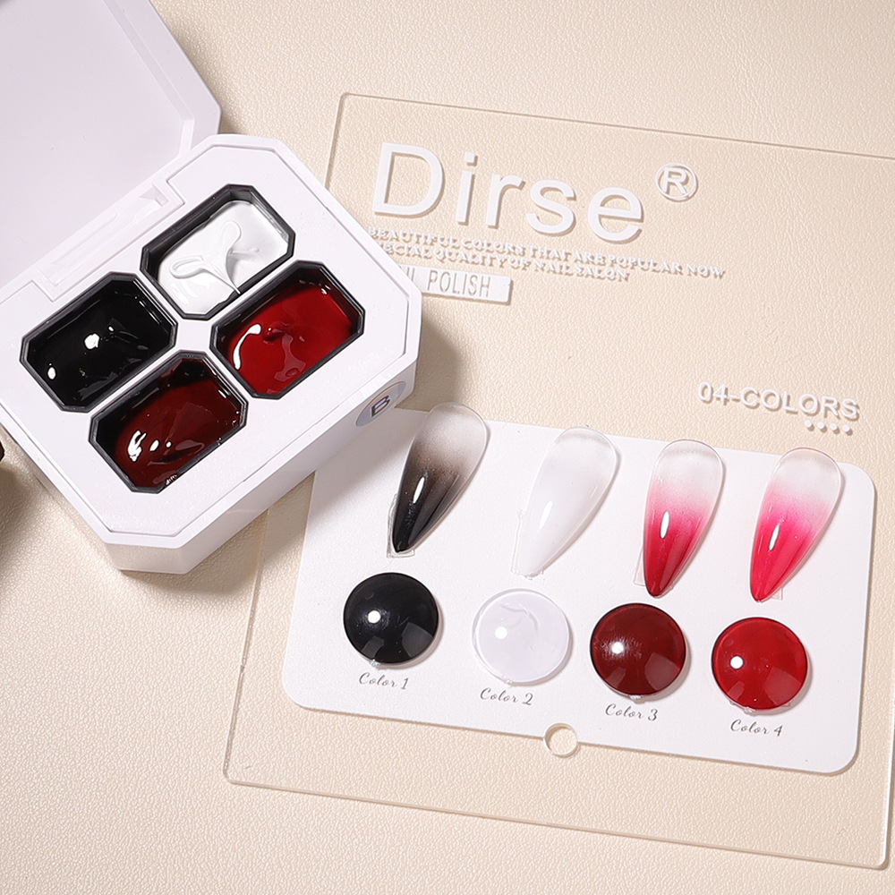 1pc Solid Color 6-grid Nail Pa - Resin Art Varnish 评论和价格