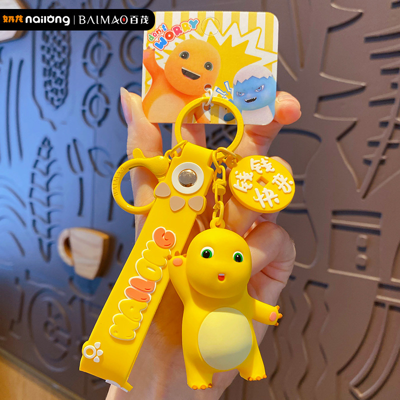 Cartoon Nailong Keychain Kawai - Resin Art Hanging 评论和价格