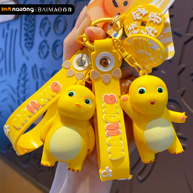 Cartoon Nailong Keychain Kawai - Resin Art Hanging 评论和价格
