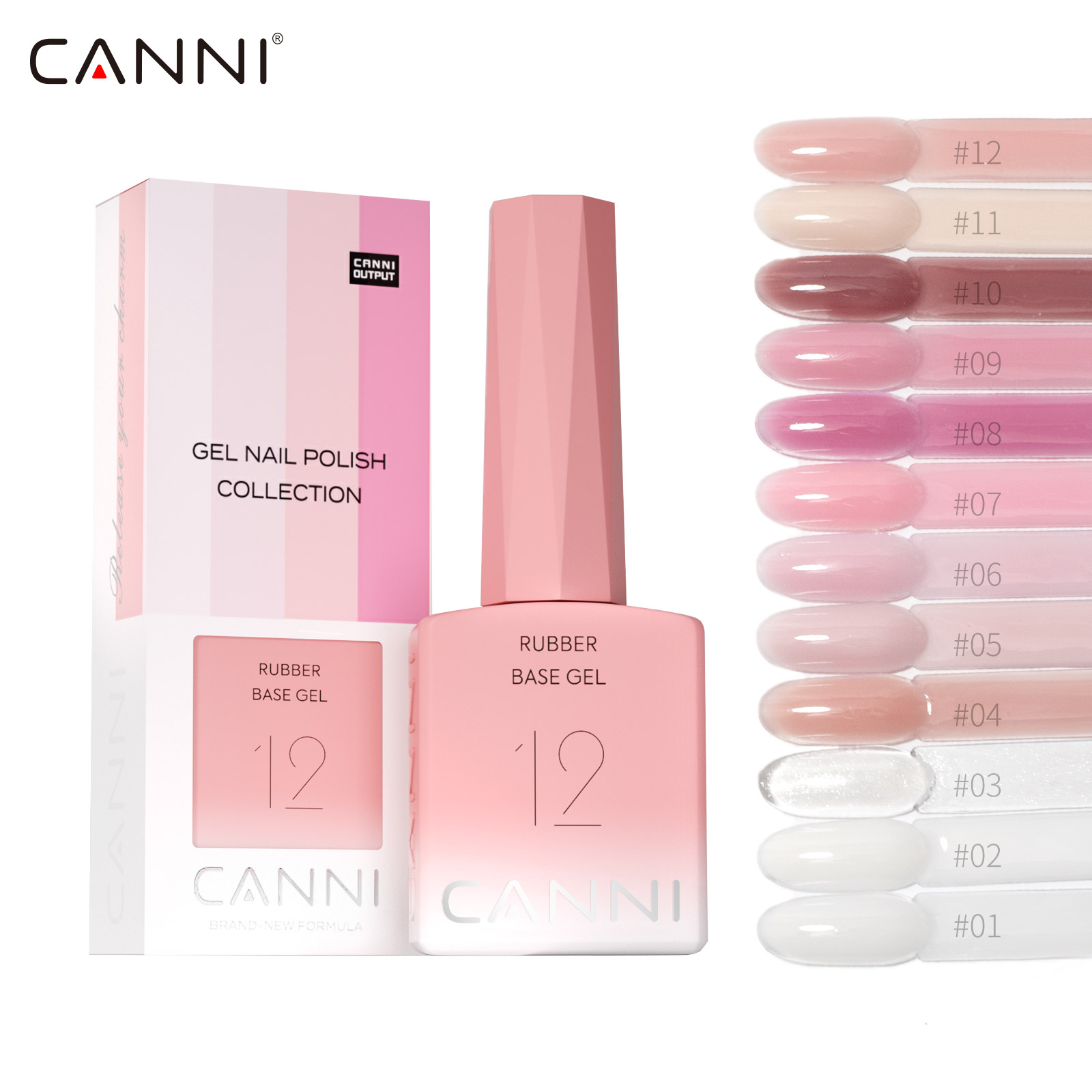 CANNI Color Rubber Base Gel 2i - Resin Art Training 评论和价格