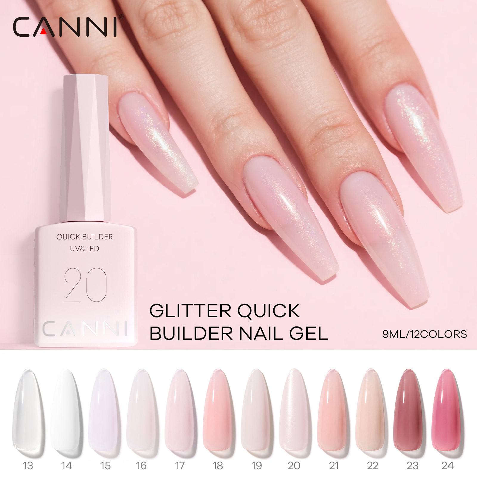 CANNI UV Construction Gel Fast - Uv Lamp Nail Resin 评论和价格