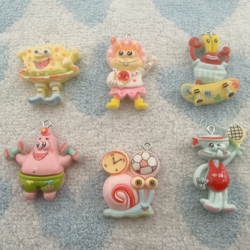 10pcs cartoon resin pendant, D - Resin Art Box 评论和价格