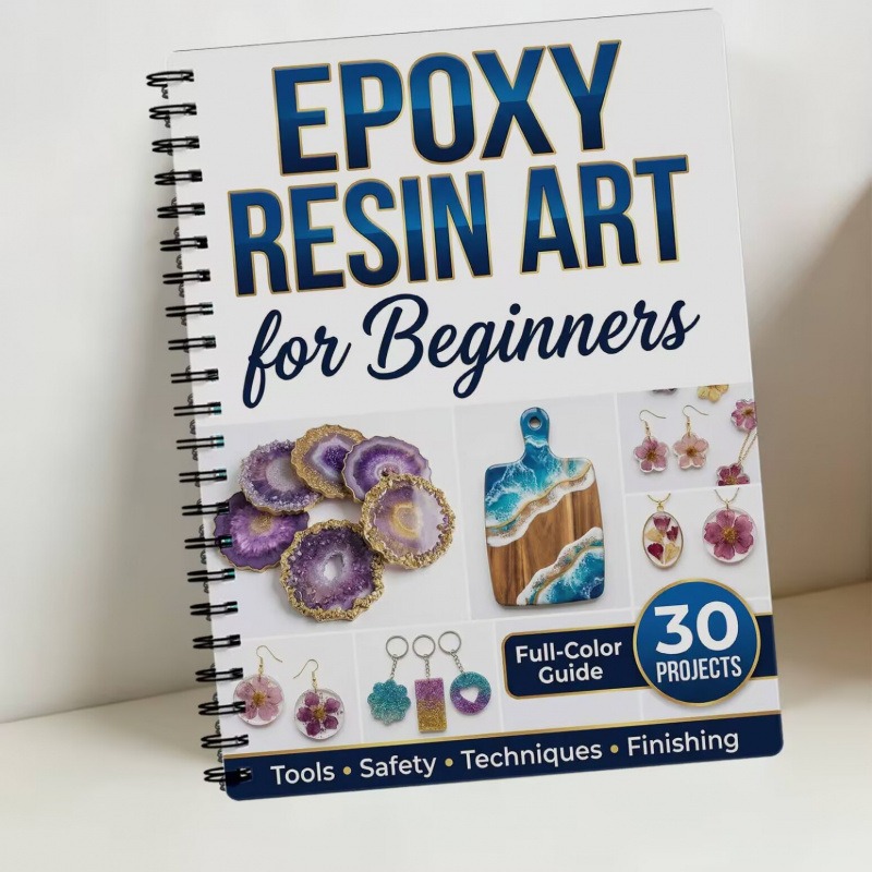 Epoxy Resin Art Handbook Begin - Resin Art Learning 评论和价格
