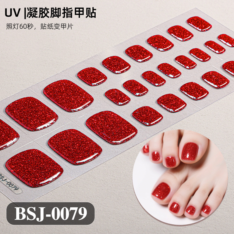 Toe Gel Nail Sticker Hardens w - Uv Lamp Nail Resin 评论和价格