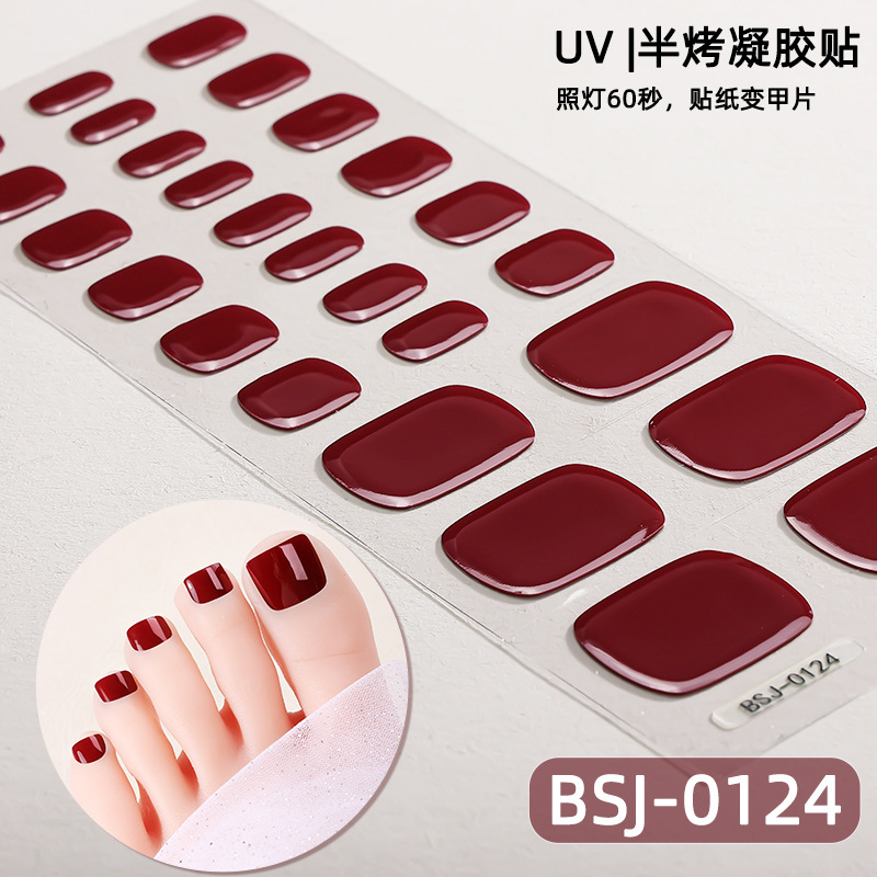 Toe Gel Nail Sticker Hardens w - Uv Lamp Nail Resin 评论和价格