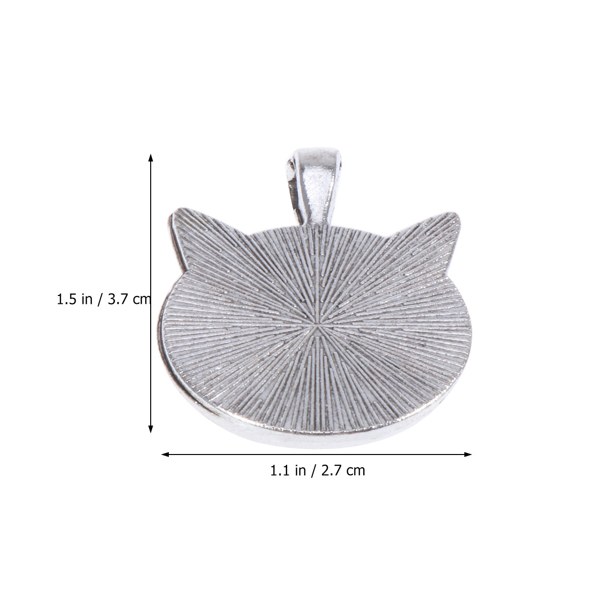 10Pcs Cat Ear Bezel Pendant Tr - Bezels Pendant Resin 评论和价格